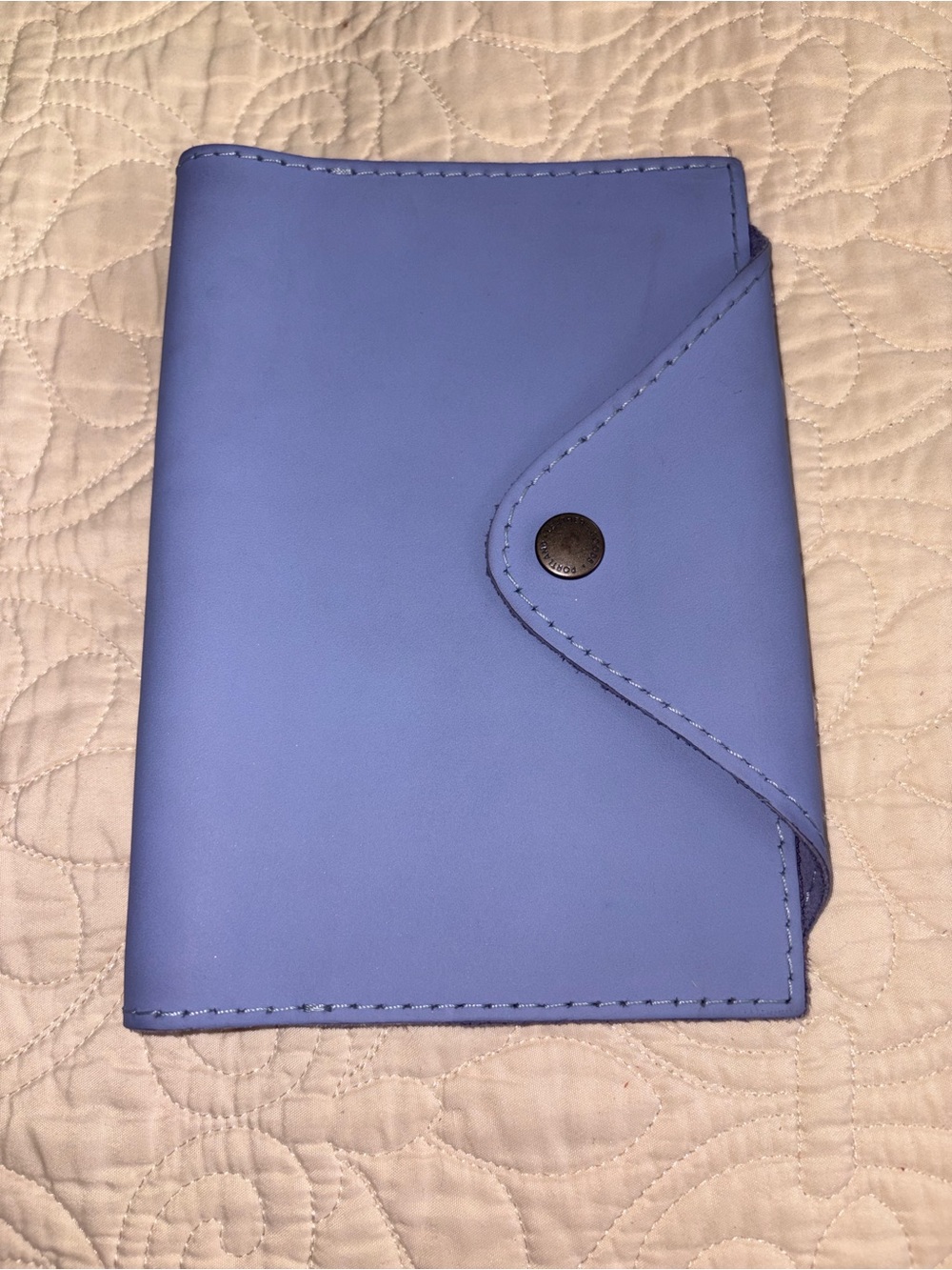 Portland leather Snap journal Jacaranda